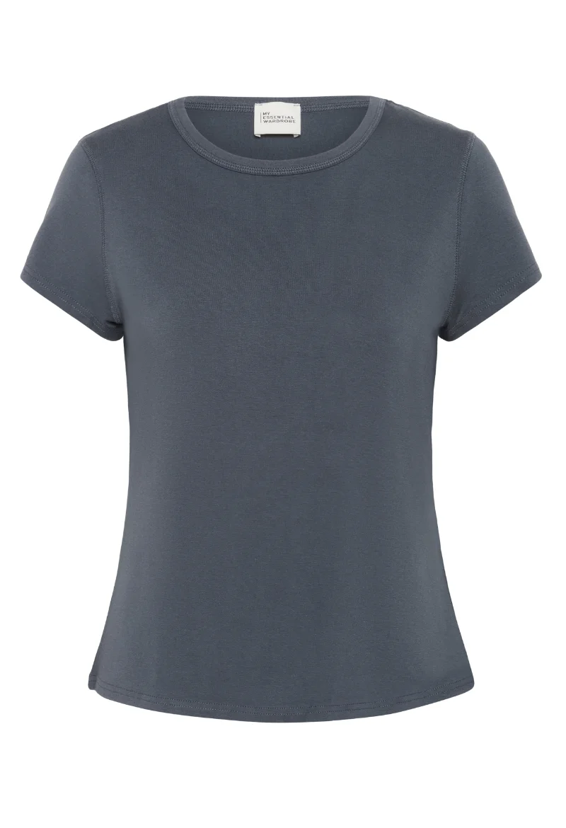 Φωτογραφία προϊόντος: MY ESSENTIAL WARDROBE ΓΥΝΑΙΚΕΙΟ T-SHIRT 16 THE MODAL MY ESSENTIAL ΚΑΝΟΝΙΚΗ ΓΡΑΜΜΗ ΣΚΟΥΡΟ ΓΚΡΙ
