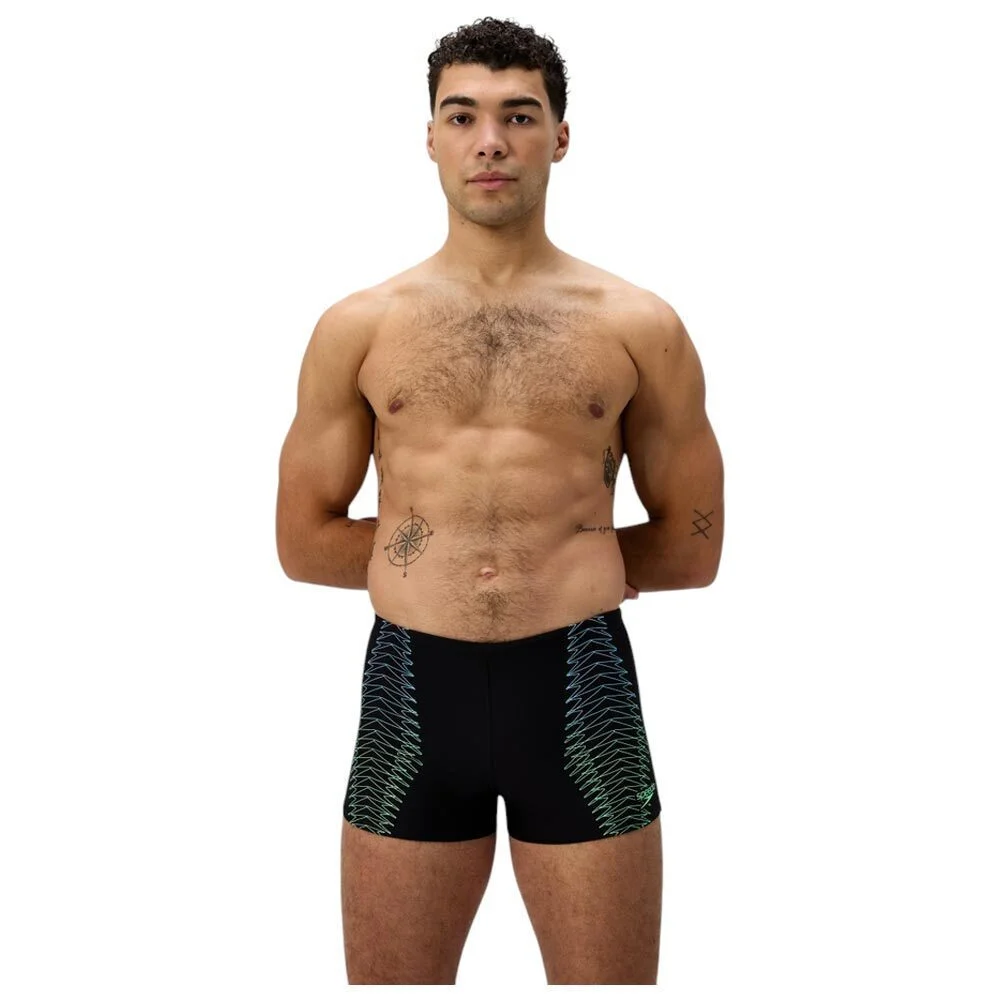 Φωτογραφία προϊόντος: Speedo Mens Duo Logo Print Aquashort 0030331-8954 Μαύρο