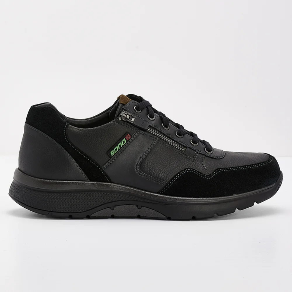 Φωτογραφία προϊόντος: MEPHISTO SANO Mephisto/Sano Sneakers Ανδρικό δέρμα/δέρμα Nubuck Μαύρο SAN/AMORY BLACK