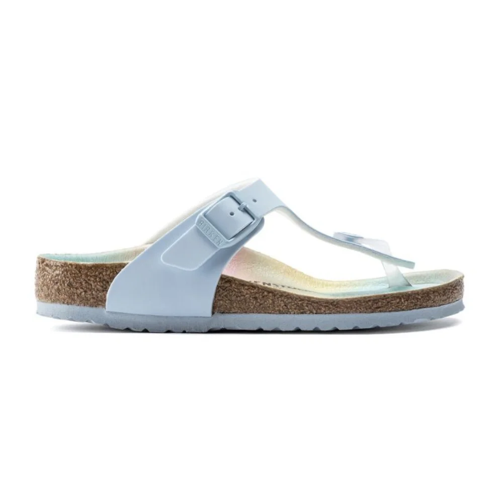 Φωτογραφία προϊόντος: Birkenstock Σαγιονάρες Παιδικό Birko-Flor(ανθεκτικό υλικό της Birkenstock-επιτρέπει την επαφή με το νερό) Μπλέ BIR/GIZEH KIDS 1022204 L/BLUE
