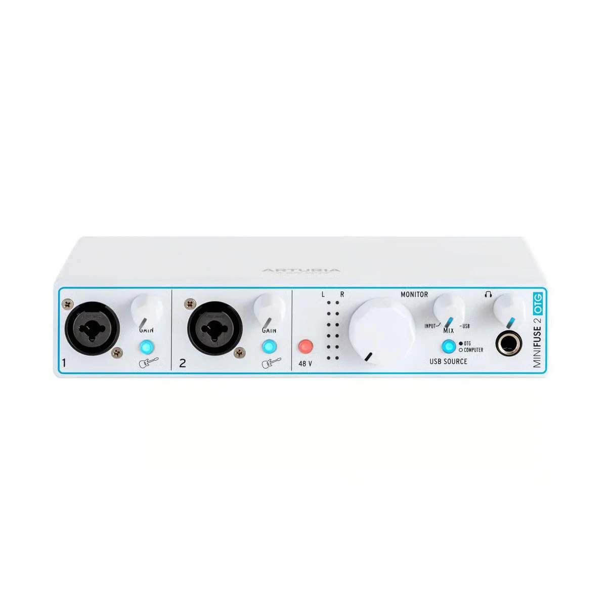Φωτογραφία προϊόντος: Arturia MiniFuse 2 OTG - Φορητή Κάρτα Ήχου με Dual USB/OTG Συνδεσιμότητα για PC, Mac & Mobile