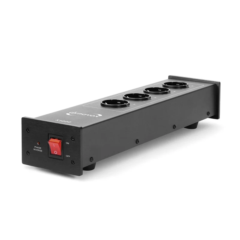 Φωτογραφία προϊόντος: Dynavox X1000 HiFi Power Strip Black - Πολύπριζο Hi-Fi με Φίλτρο Παρεμβολών και Ένδειξη Φάσης