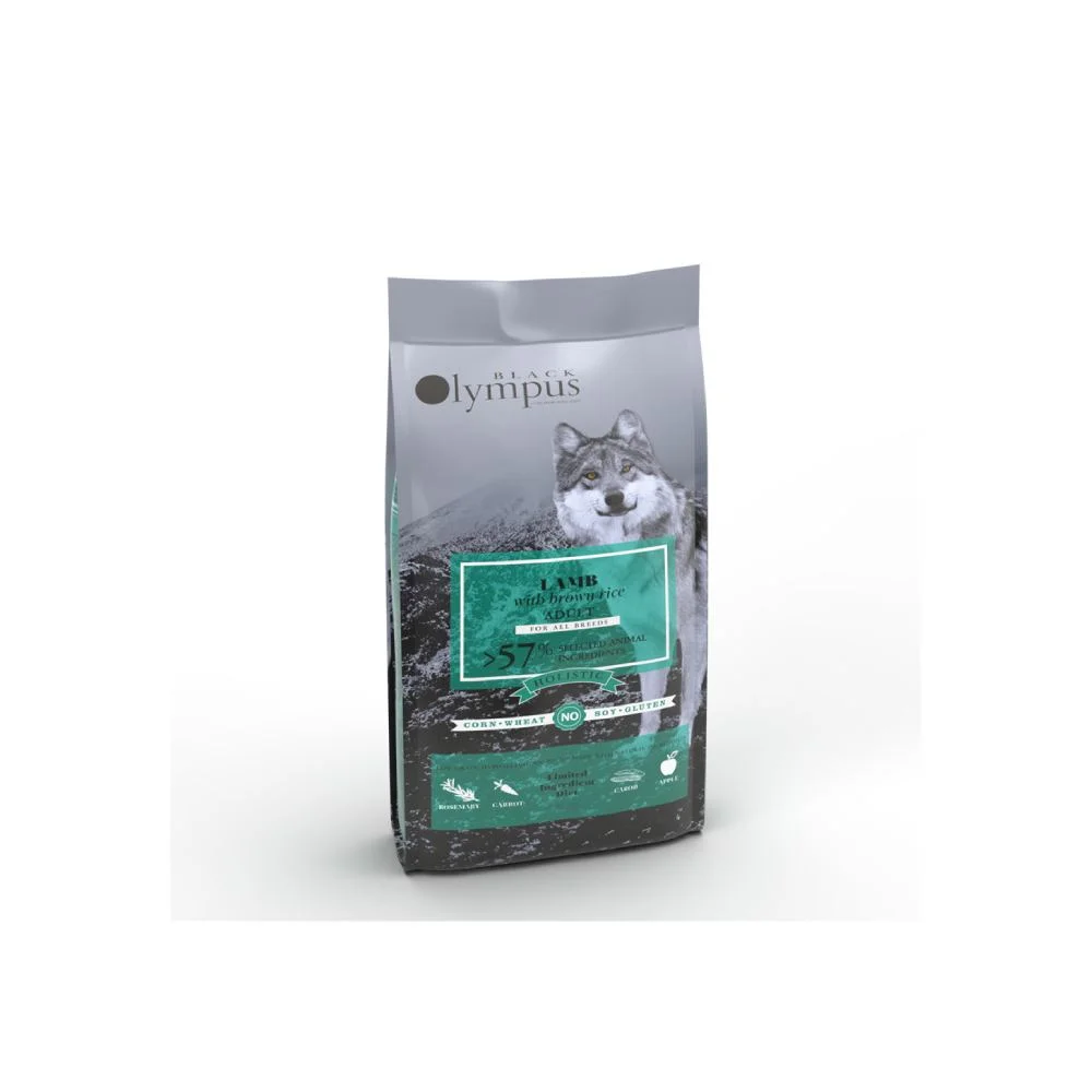 Φωτογραφία προϊόντος: Black Olympus Adult Lamb + Brown Rice Ξηρά Τροφή Για Σκύλους 2kg