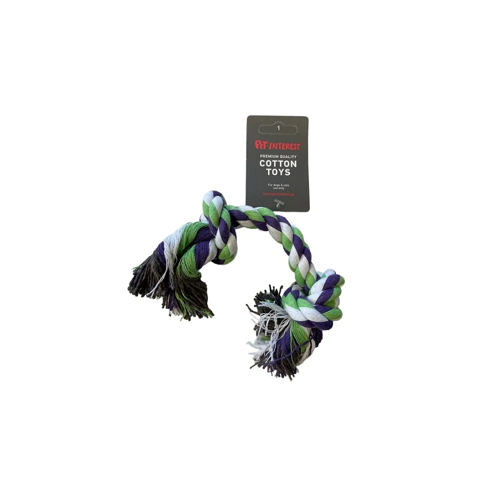 Φωτογραφία προϊόντος: Pet Interest Παιχνίδι Σκύλου Σχοινί με 2 Κόμπους 20mm X 28cm