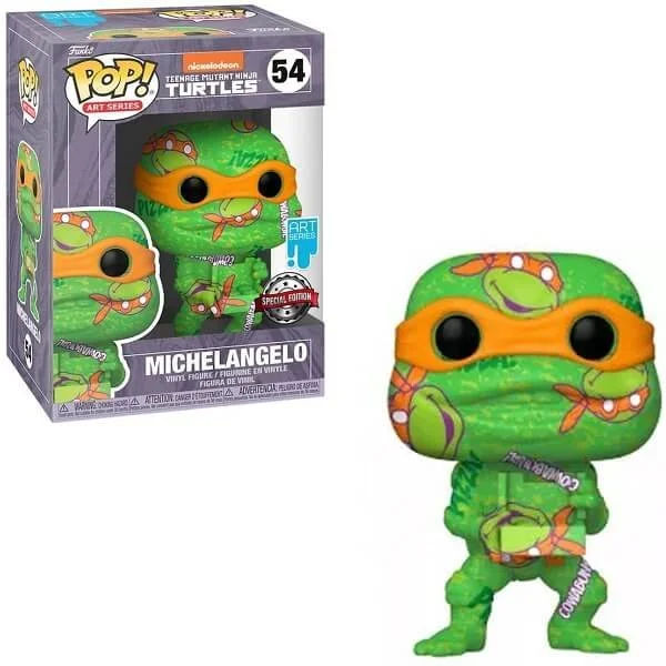 Φωτογραφία προϊόντος: Funko POP Art Series Teenage Mutant Ninja Turtles - Michelangelo 54 Vinyl Figure Special Edition