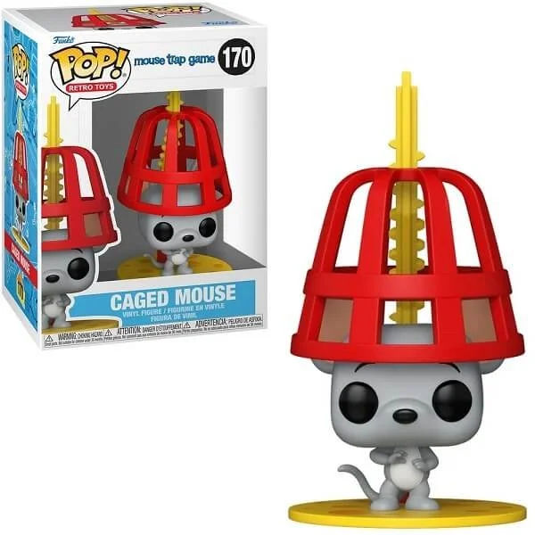 Φωτογραφία προϊόντος: Funko POP Retro Toys Mouse Trap Game - Caged Mouse 170 Vinyl Figure