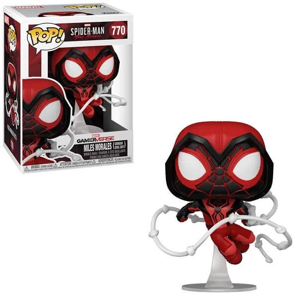 Φωτογραφία προϊόντος: Funko POP Marvel GamerVers Spider-Man Miles Morales - Miles Morales (Crimson Cowl Suit) 770 Bobble-Head