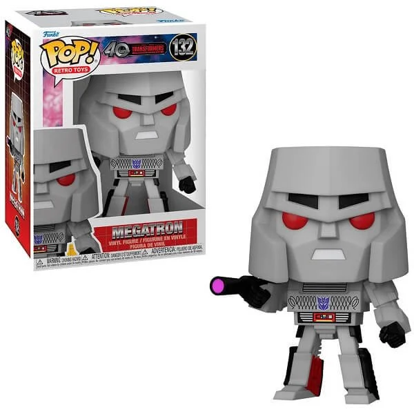 Φωτογραφία προϊόντος: Funko POP Retro Toys 40 Years Transformers - Megatron 132 Vinyl Figure