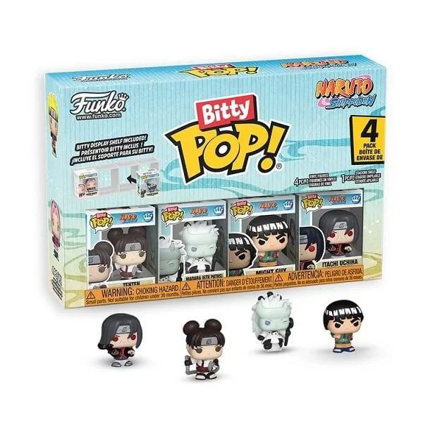 Φωτογραφία προϊόντος: Funko Bitty POP! Naruto: Shippuden - Tenten, Madara (6th Paths), Might Guy, Itachi Uchiha 4-Pack Vinyl Figures