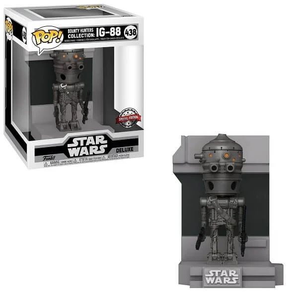 Φωτογραφία προϊόντος: Funko POP Deluxe Star Wars Bounty Hunters - IG-88 438 Bobble-Head Special Edition Exclusive