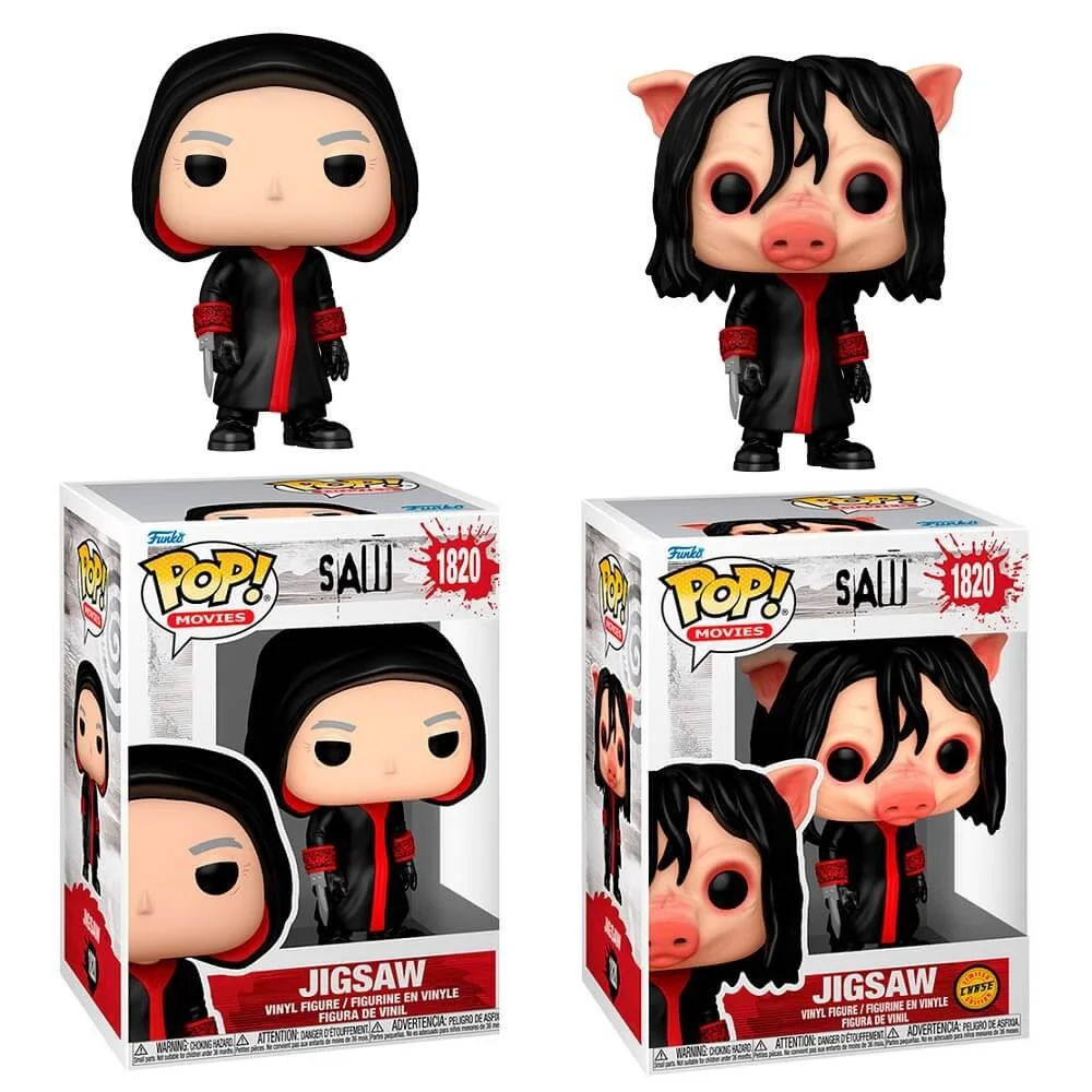 Φωτογραφία προϊόντος: Funko POP Bundle of 2 Movies Saw - Jigsaw & Chase 1820 Vinyl Figures