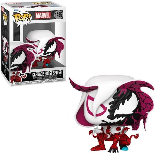 Φωτογραφία προϊόντος: Funko POP Marvel - Carnage Ghost Spider 1435 Bobble-Head