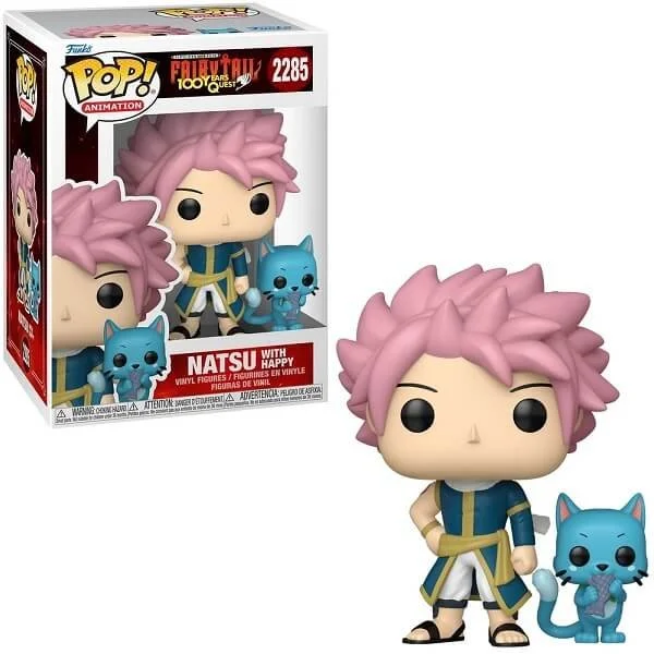 Φωτογραφία προϊόντος: Funko POP Animation Fairy Tail 100 Years Quest - Natsu with Happy 2285 Vinyl Figure