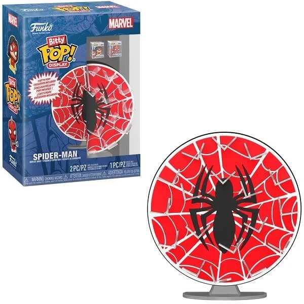 Φωτογραφία προϊόντος: Funko Bitty POP! Display Marvel - Spider-Man Display Shelf με Δύο Exclusive Bitty POP Vinyl Figures
