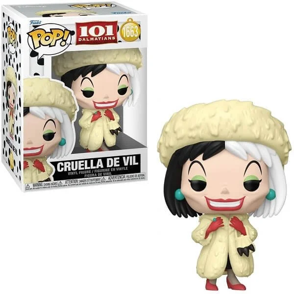 Φωτογραφία προϊόντος: Funko POP Disney One Hundred and One Dalmatians - Cruella de Vil 1663 Vinyl Figure
