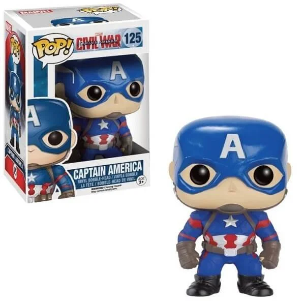 Φωτογραφία προϊόντος: Funko POP Movies Captain America Civil War - Captain America 125 Vinyl Figure