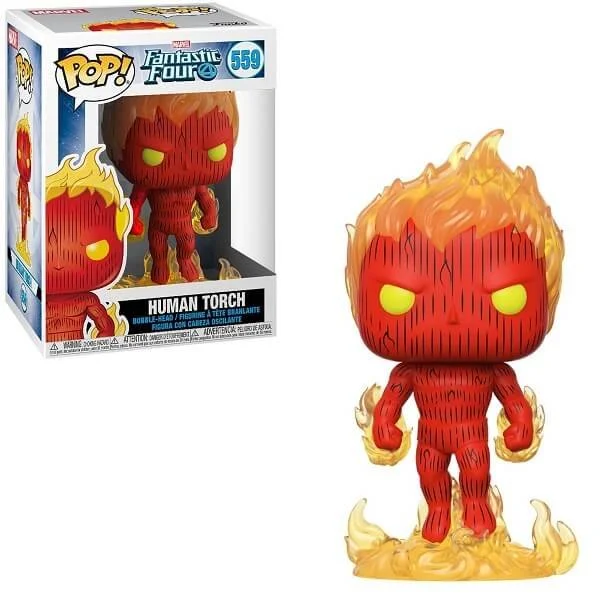 Φωτογραφία προϊόντος: Funko POP Marvel Fantastic Four - Human Torch 559 Bobble-Head