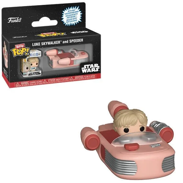 Φωτογραφία προϊόντος: Funko Bitty POP Rides Star Wars - Luke Skywalker and Speeder Vinyl Figure