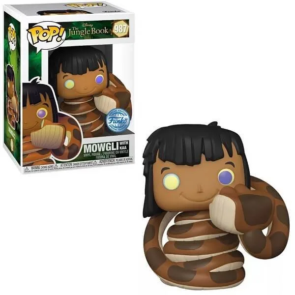 Φωτογραφία προϊόντος: Funko POP Disney The Jungle Book - Mowgli With Kaa 987 Vinyl Figure Special Edition