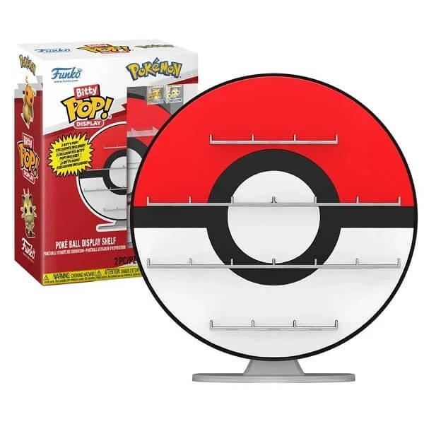 Φωτογραφία προϊόντος: Funko Bitty POP! Display Pokemon - Poke Ball Display Shelf με Δύο Exclusive Bitty POP Vinyl Figures