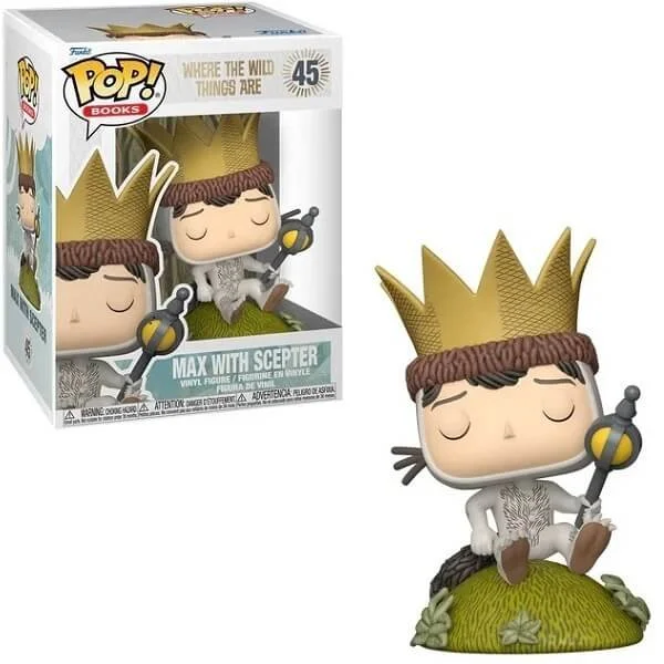 Φωτογραφία προϊόντος: Funko POP Books Where the Wild Things Are - Max with Scepter 45 Vinyl Figure