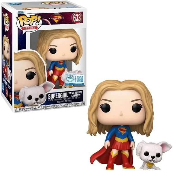 Φωτογραφία προϊόντος: Funko POP Heroes Supergirl - Supergirl with Puppy Krypto 633 Vinyl Figure Special Edition