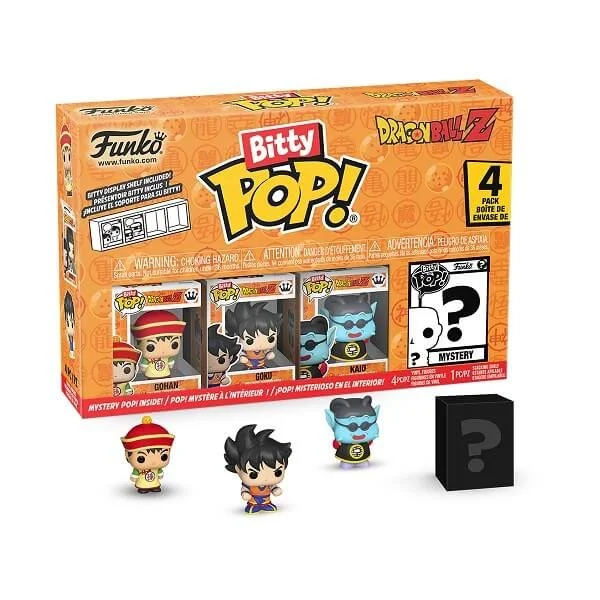 Φωτογραφία προϊόντος: Funko Bitty POP! Animation Dragon Ball Z - Gohan, Goku, Kaio & Chase Mystery 4-Pack Vinyl Figures