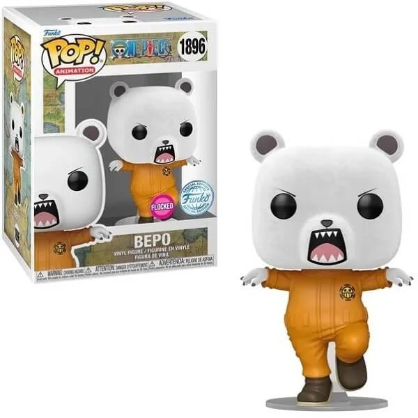 Φωτογραφία προϊόντος: Funko POP Animation One Piece - Bepo Flocked 1896 Vinyl Figure Special Edition