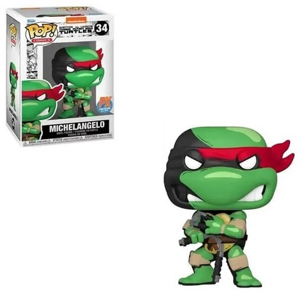 Φωτογραφία προϊόντος: Funko POP Comics Teenage Mutant Ninja Turtles - Michelangelo 34 Vinyl Figure PX Previews Exclusive