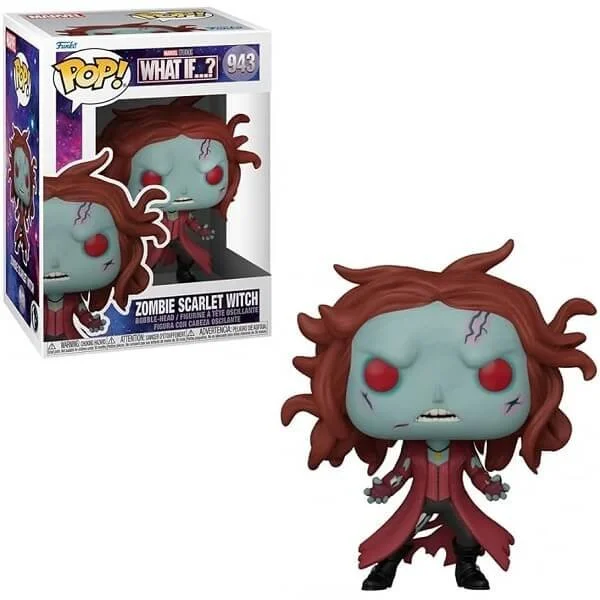 Φωτογραφία προϊόντος: Funko POP Marvel What If? - Zombie Scarlet Witch 943 Bobble-Head