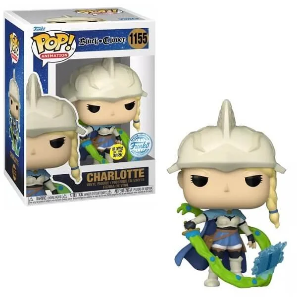 Φωτογραφία προϊόντος: Funko POP Animation Black Clover - Charlotte GitD 1155 Vinyl Figure Special Edition Exclusive
