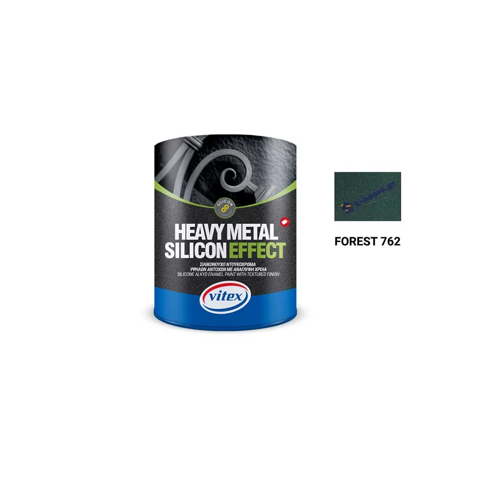 Φωτογραφία προϊόντος: Vitex HEAVY METAL SILICON EFFECT για Μέταλλο και Ξύλο ΜΑΤ 762-Forest 750 ml