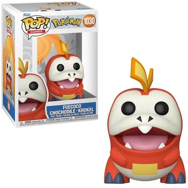 Φωτογραφία προϊόντος: Funko POP Games Pokemon - Fuecoco (Chochodile-Krokel) 1030 Vinyl Figure