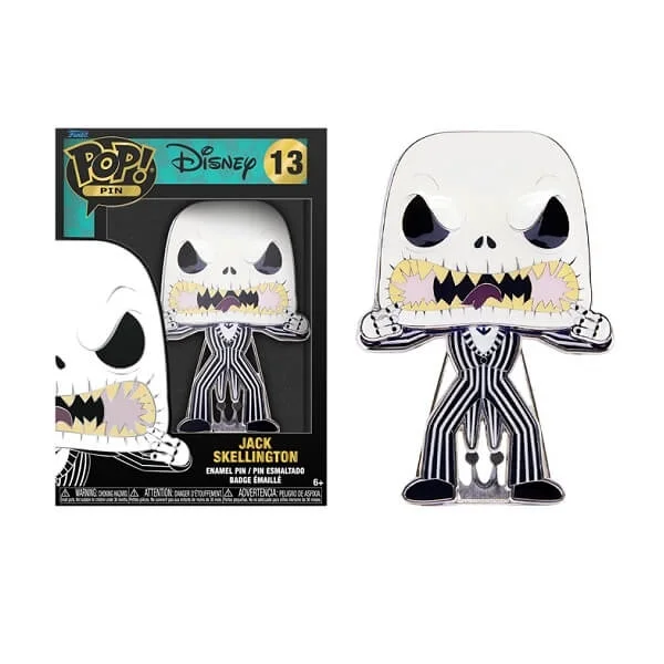 Φωτογραφία προϊόντος: Funko Pop Pins Disney Nightmare Before Christmas - Jack Skellington 13 Large Enamel Pin