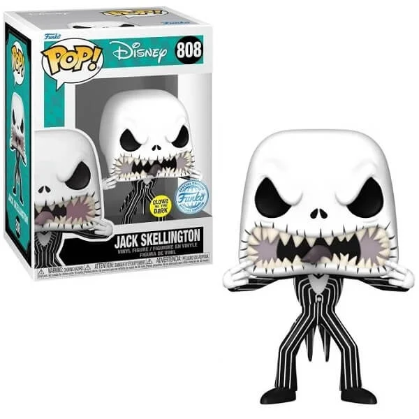 Φωτογραφία προϊόντος: Funko POP Disney Nightmare Before Christmas - Jack Skellington GiTD 808 Vinyl Figure Special Edition Exclusive