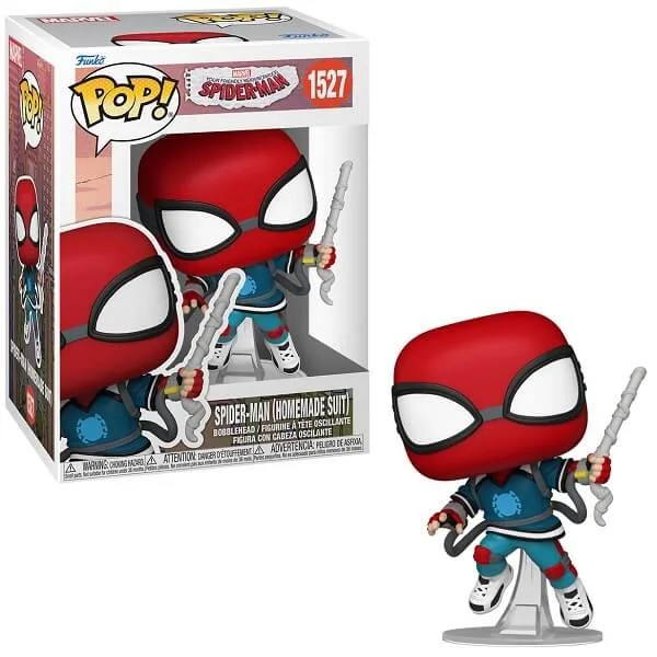 Φωτογραφία προϊόντος: Funko POP Marvel Your Friendly Neighborhood Spider-Man - Spider-Man (Homemade Suit) 1527 Bobble-Head