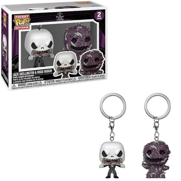 Φωτογραφία προϊόντος: Funko Pocket POP Keychain The Nightmare Before Christmas - Jack Skellington & Oogie Boogie 2-pack