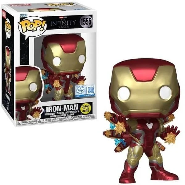 Φωτογραφία προϊόντος: Funko POP Marvel Infinity Saga - Iron Man GitD 1555 Bobble-Head Special Edition