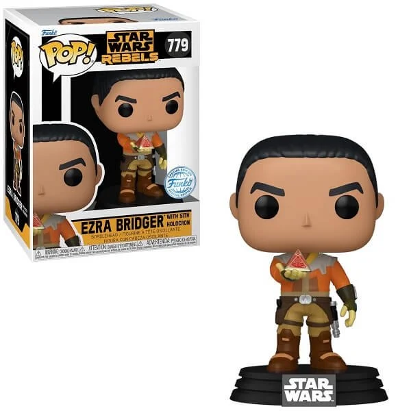 Φωτογραφία προϊόντος: Funko POP Star Wars Rebels - Ezra Bridger with Sith Holocron 779 Bobble-Head Special Edition Exclusive