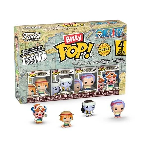 Φωτογραφία προϊόντος: Funko Bitty POP! One Piece - Nami, Arlong, Nojiko & Chase 4-Pack Vinyl Figures