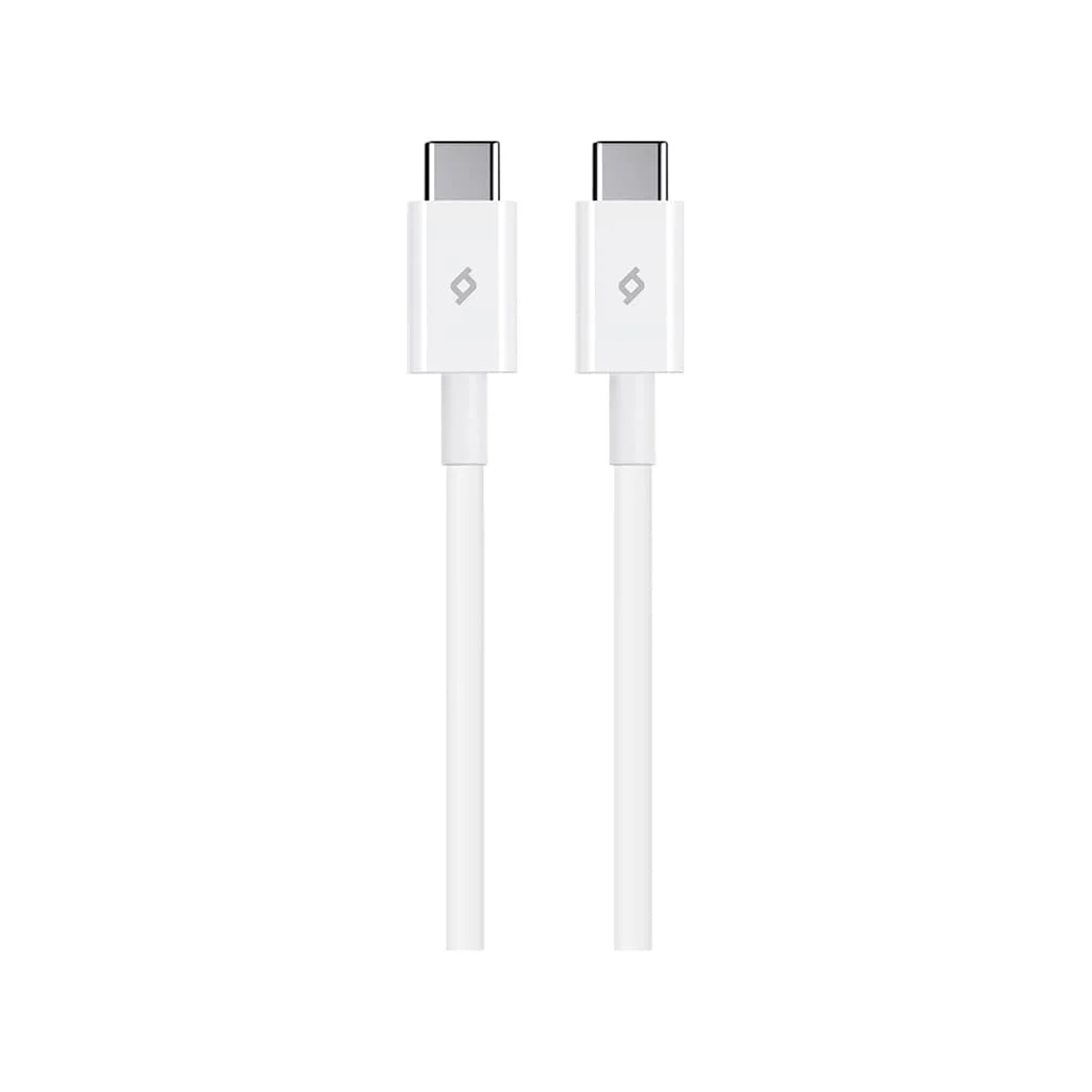 Φωτογραφία προϊόντος: TTEC Regular USB 2.0 Cable USB-C male - USB-C male Λευκό 1.2m