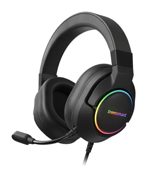 Φωτογραφία προϊόντος: TRONSMART gaming headset Sparkle, USB, multiplatform, 50mm, μαύρο