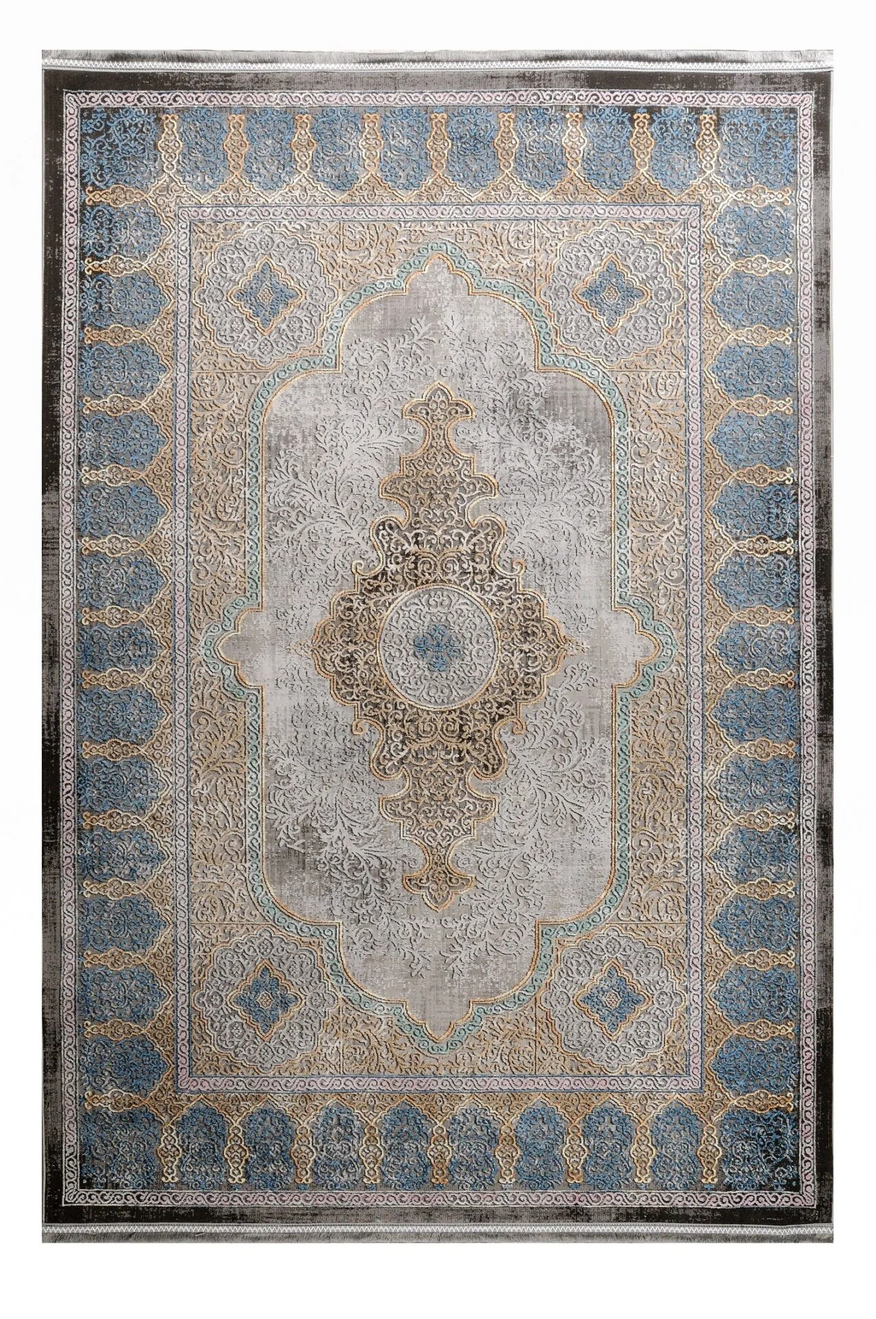 Φωτογραφία προϊόντος: Χαλί QUARES 31777-ΓΚΡΙ Tzikas Carpets 160x230