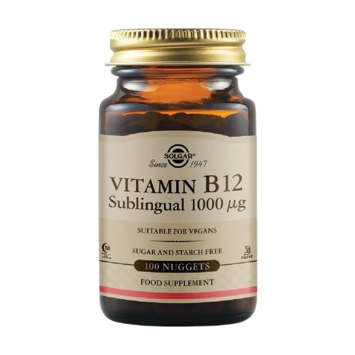 Φωτογραφία προϊόντος: Solgar,Solgar Vitamins Solgar Vitamin B12 1000μg 100 υπογλώσσια δισκία