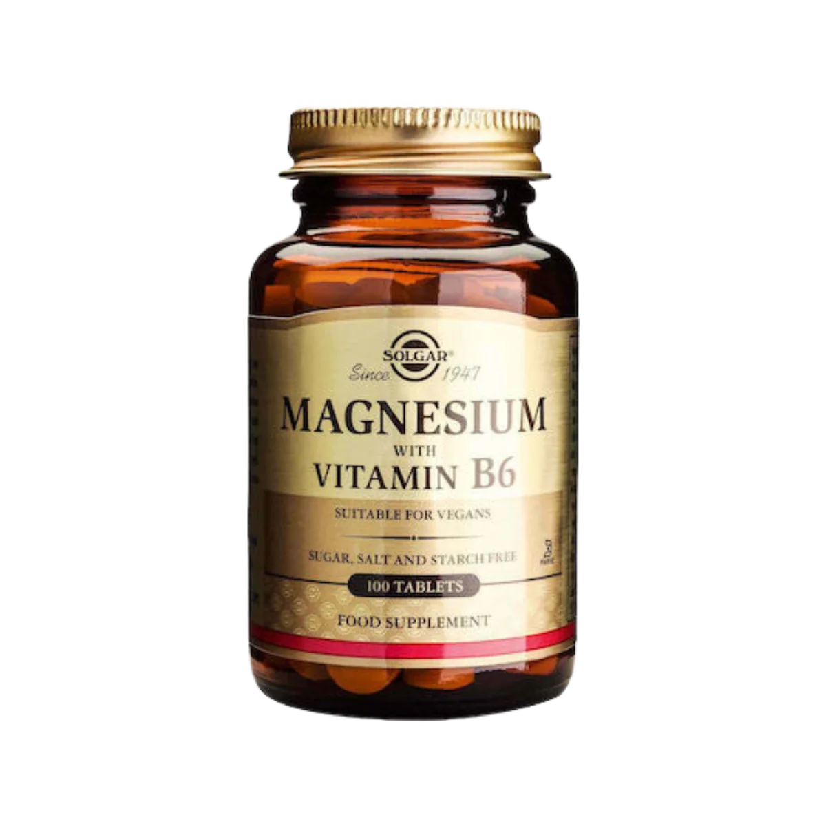 Φωτογραφία προϊόντος: Solgar,Solgar Minerals Solgar Magnesium with Vitamin B6 Μαγνήσιο + Β6 100 ταμπλέτες