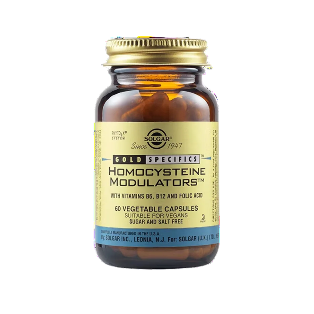 Φωτογραφία προϊόντος: Solgar,Solgar Specialty Solgar Homocysteine Modulators 60 φυτικές κάψουλες