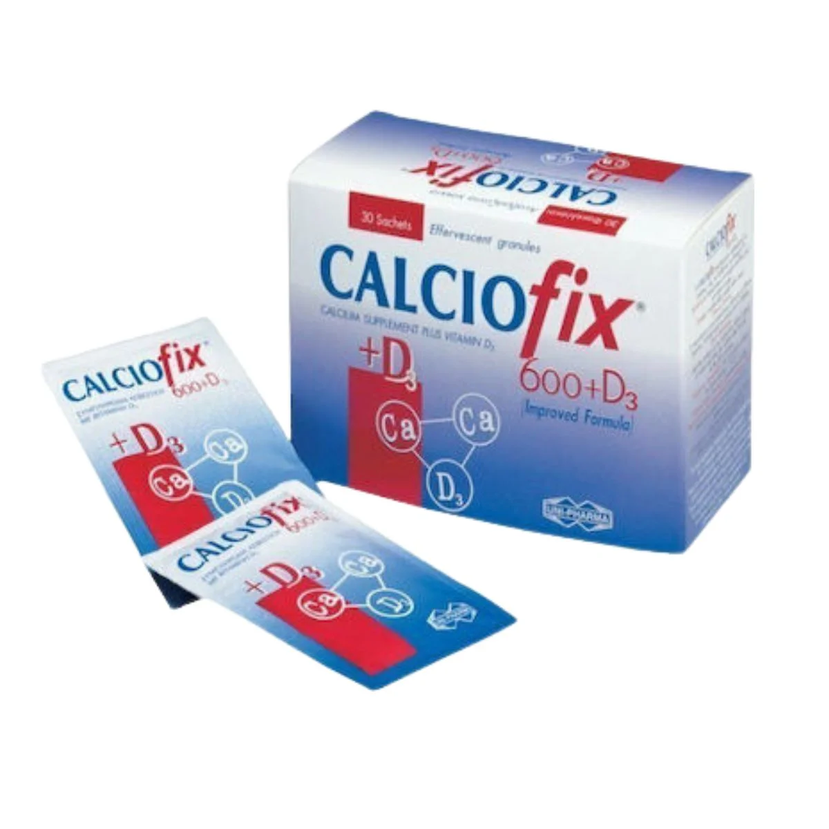 Φωτογραφία προϊόντος: Intermed,Intermed Nutritional Enhancement Intermed Calciofix Sachets Συμπλήρωμα Διατροφής Ασβεστίου 30 sachets
