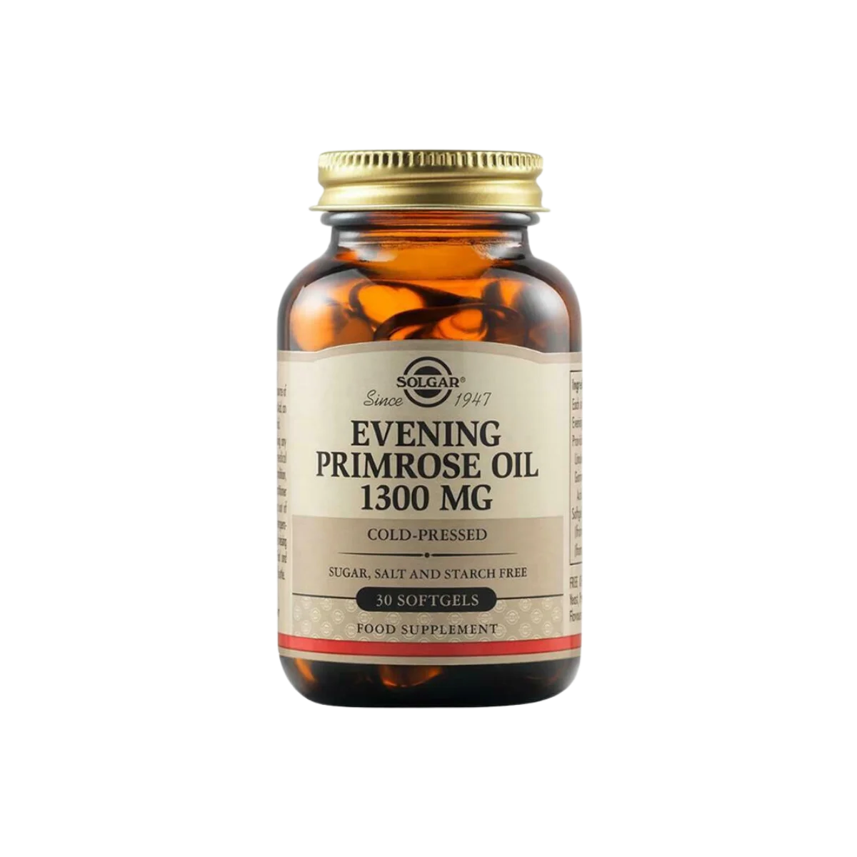Φωτογραφία προϊόντος: Solgar,Solgar Specialty Solgar Evening Primrose Oil Cold Pressed 1300MG 30 μαλακές κάψουλες