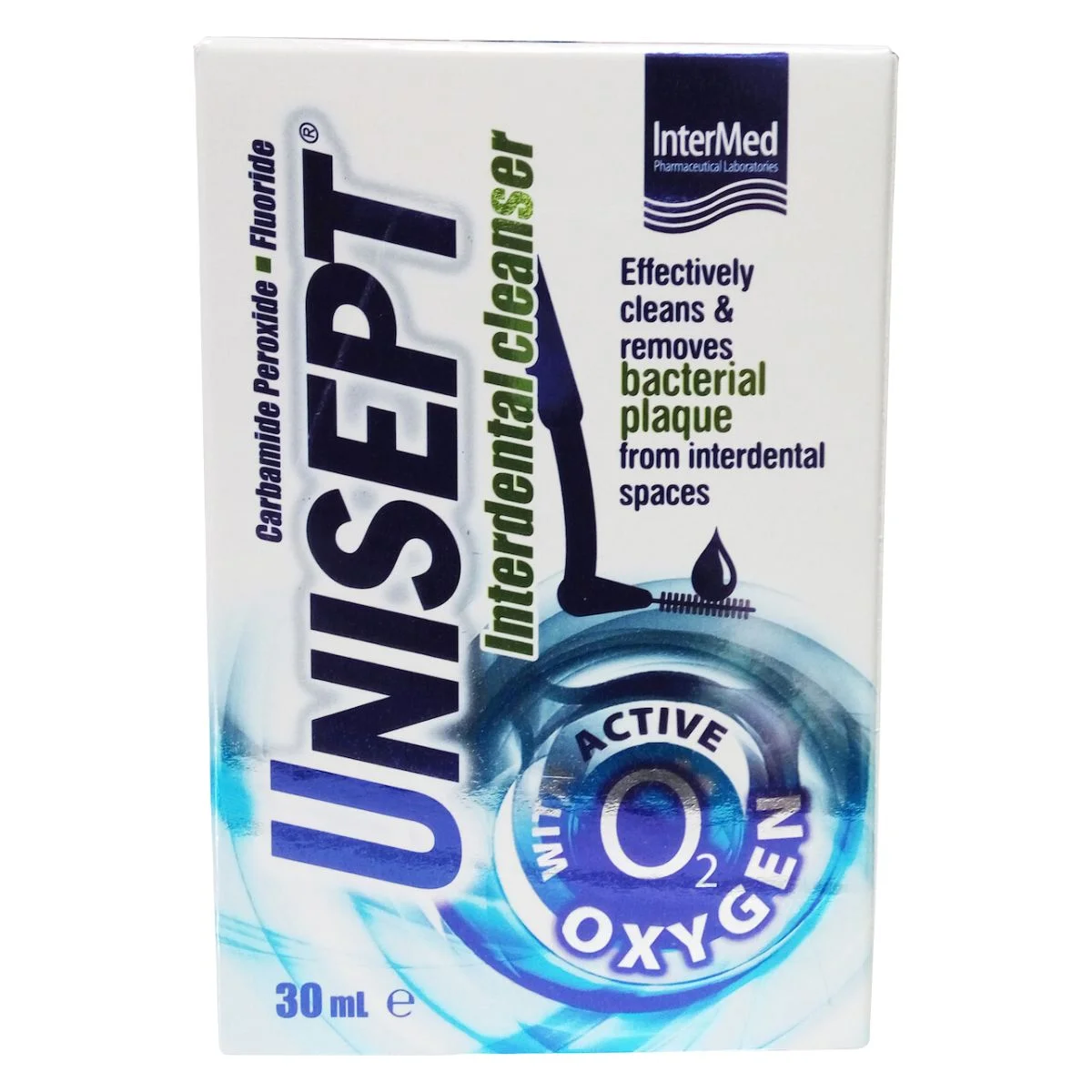Φωτογραφία προϊόντος: Intermed,Intermed Oral Care Adults Intermed Unisept Interdental Καθαρισμός Μεσοδόντιων Διαστημάτων 30ml