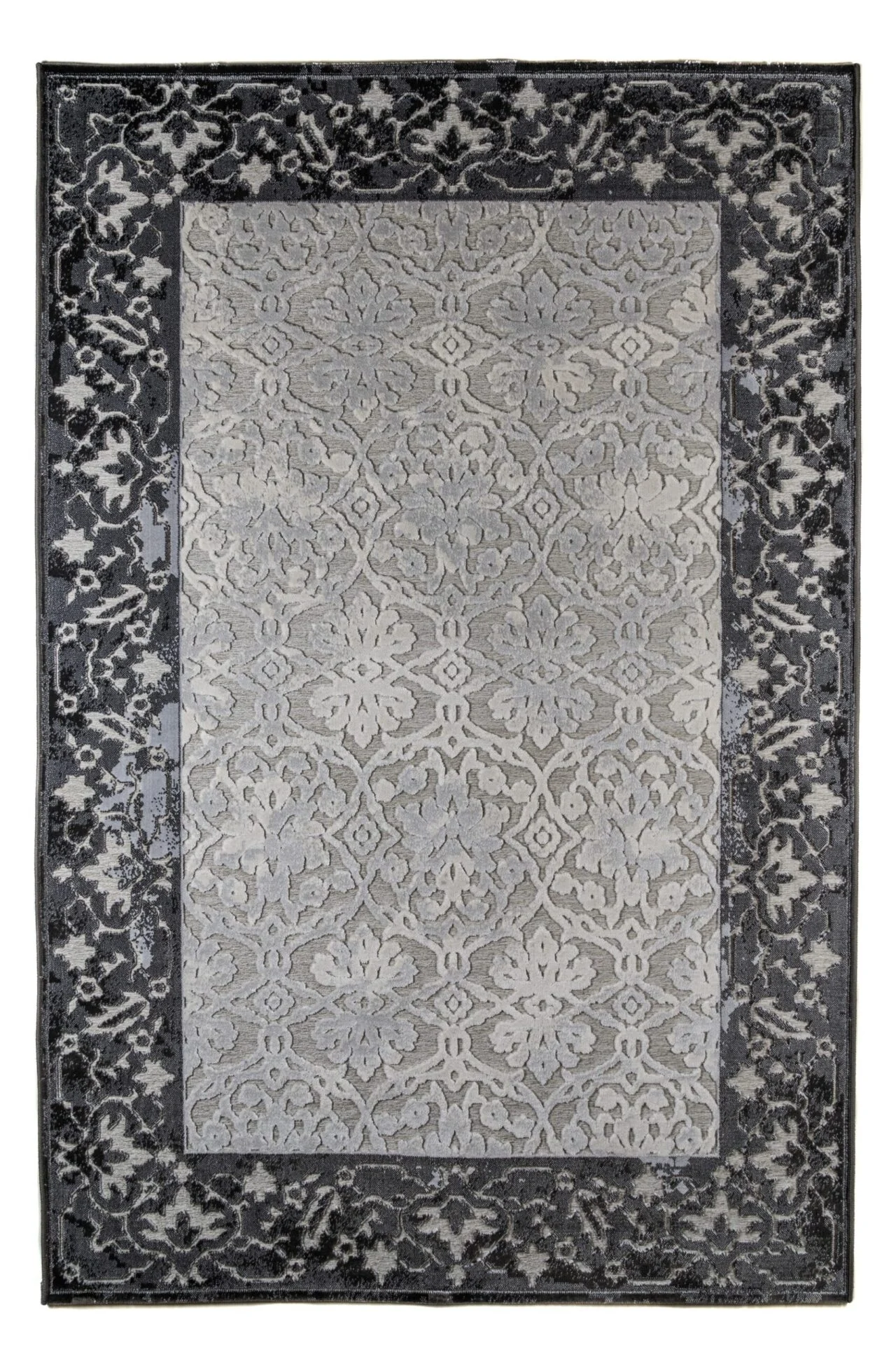 Φωτογραφία προϊόντος: ΧΑΛΙ MUSE 2060/U SILVER BLACK - Klonaras Home Fashion 133cmx190cm